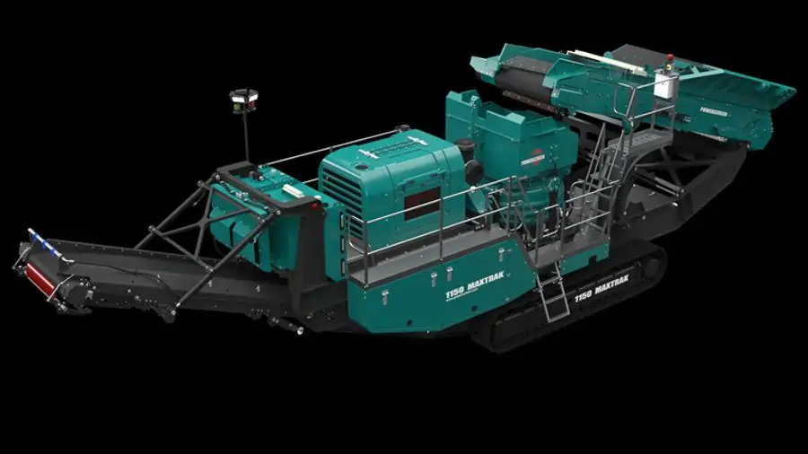Trạm nghiền di động Powerscreen 1150 Maxtrak