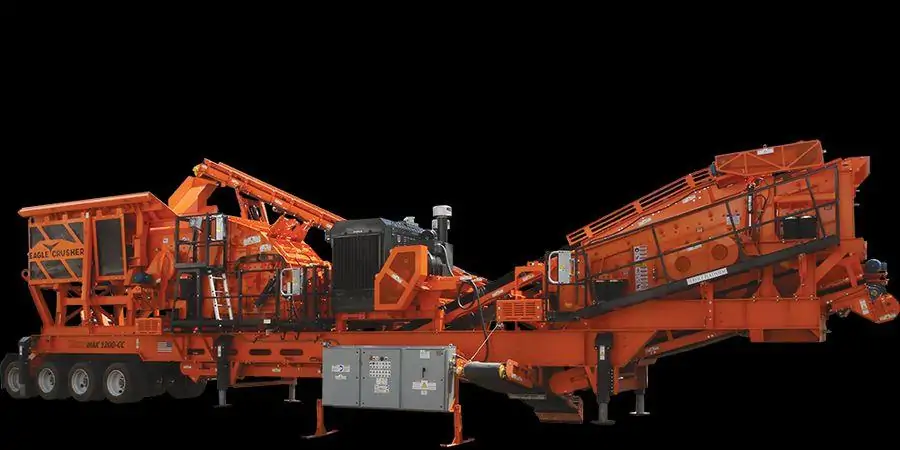 Trạm nghiền di động Eagle Crusher 1200 CC Pre