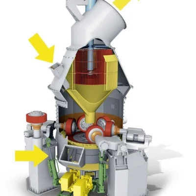 Máy nghiền con lăn đứng (VRM) Gebr. Pfeiffer MVR 6700 C 6 Cement