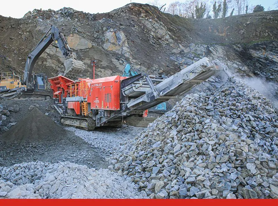Trạm nghiền di động Terex Finlay J 1175