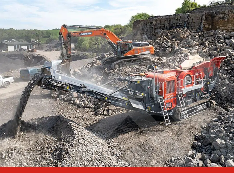 Trạm nghiền di động Terex Finlay J 1280