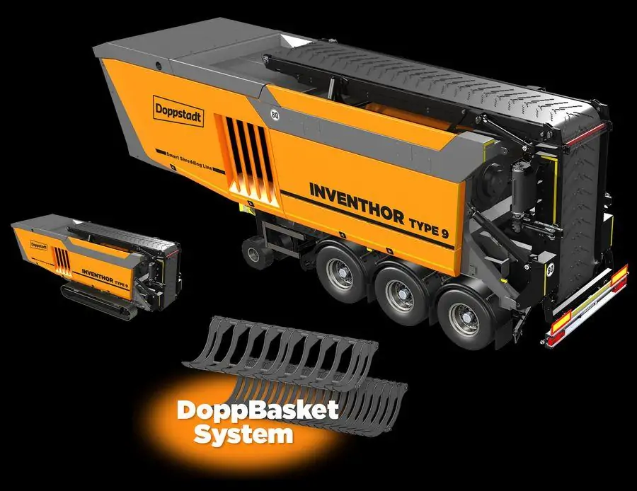 Máy nghiền gỗ/cành cây Doppstadt Inventhor 9