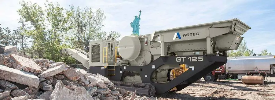 Trạm nghiền di động Astec GT125