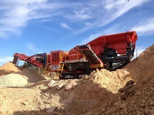 Trạm nghiền di động Terex Finlay J 1170+