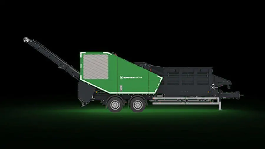 Máy băm gỗ Komptech Axtor 4510