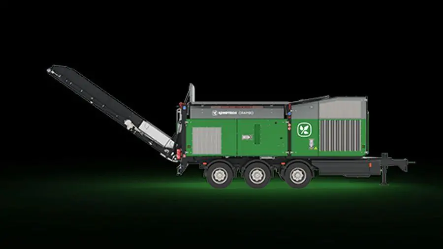 Máy nghiền gỗ/cành cây Komptech Crambo