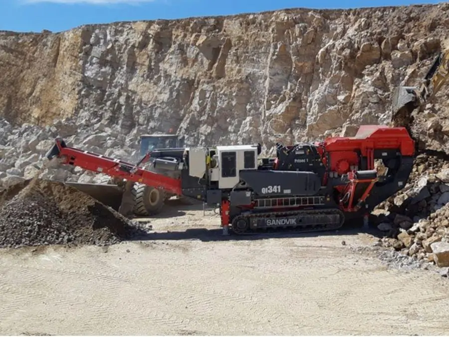 Trạm nghiền di động Sandvik QI341