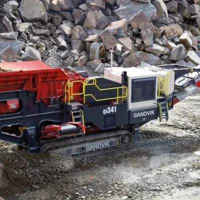 Sandvik QJ341 – Trạm nghiền di động