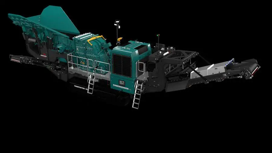Trạm nghiền di động Powerscreen Trakpactor 550